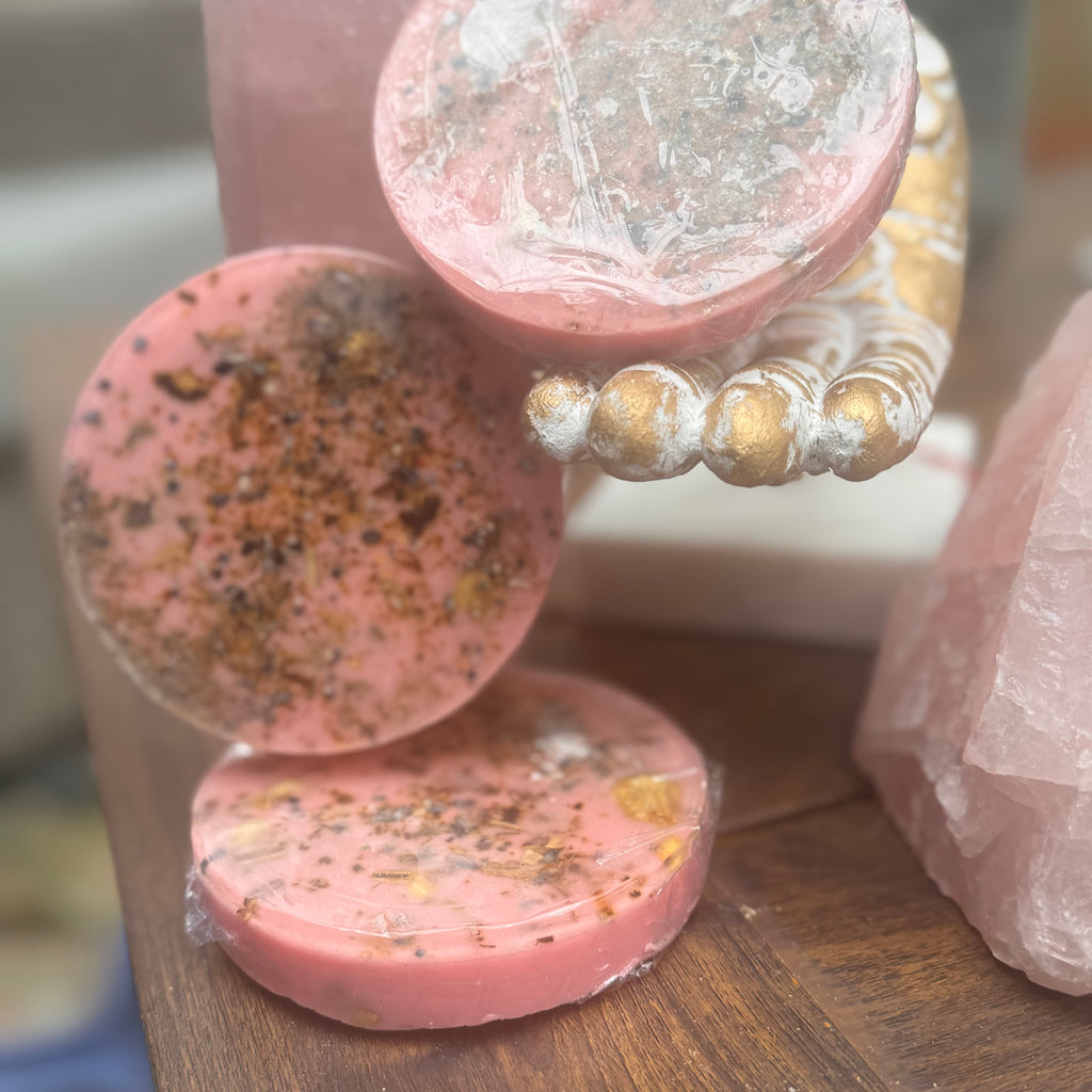 🌹🔥Energetic Infused Aphrodisiac Soap – “Eros Touch” Bar
