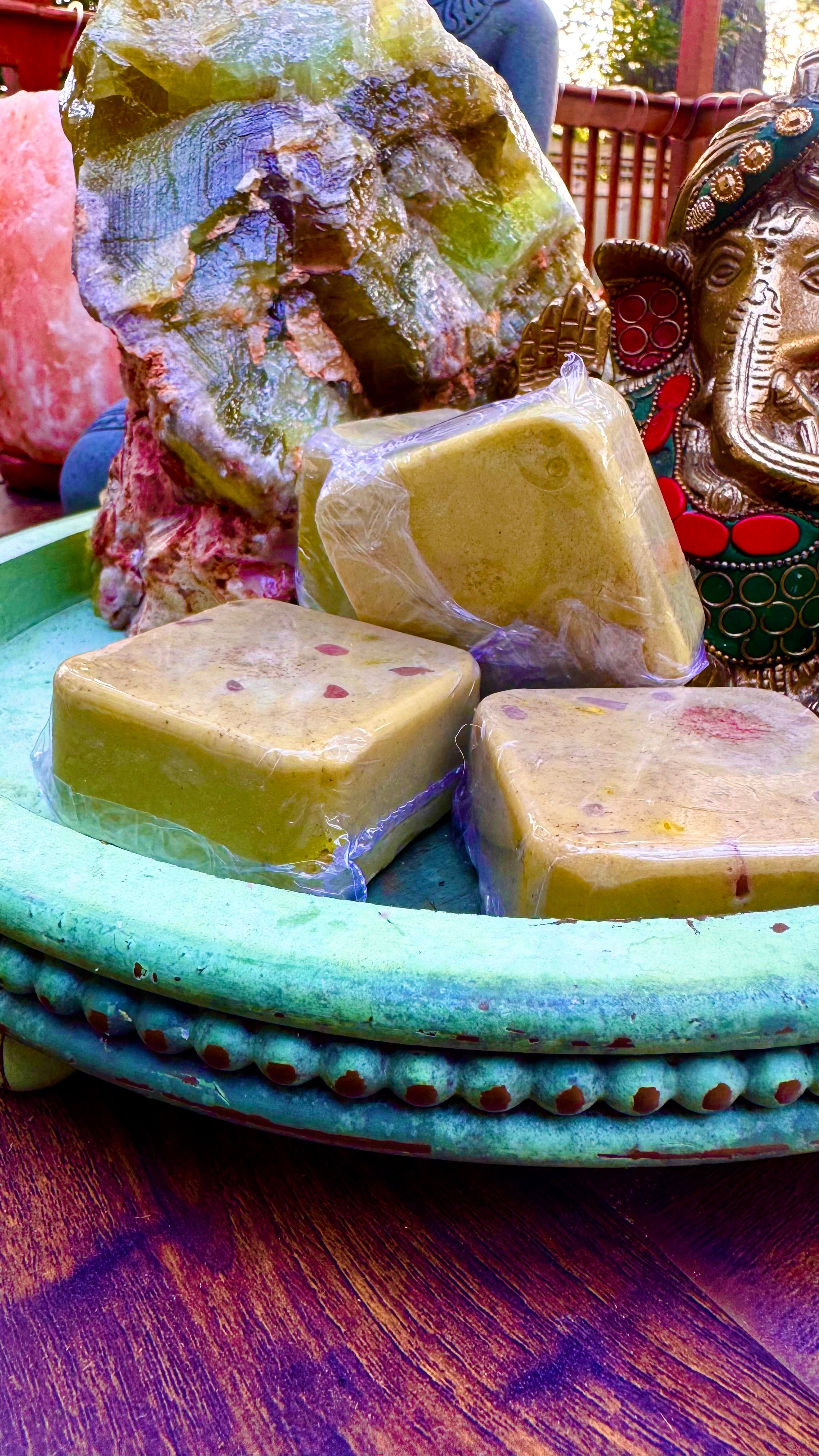 Energetically Infused-🌿✨ Pistachio Dreams – Abundance Flow Soap